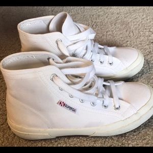 Superga high tops size 6